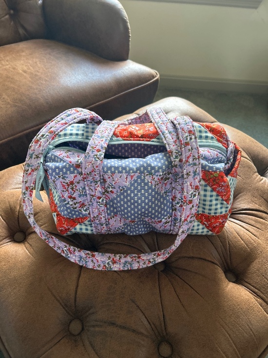 Vera Bradley Handbags - Vera Bradley Original 100 Handbag Flying Geese Patchwork